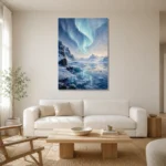 Premium Wall Art Dikey Html Edition – CP-NO-AL-V-002 styled in a refined neutral interior