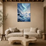 Premium Wall Art Dikey Html Edition – CP-NO-AL-V-002 presented in a sophisticated home setting