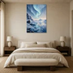 Premium Wall Art Dikey Html Edition – CP-NO-AL-V-002 showcased in an elegant minimalist interior