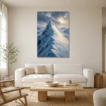 Premium Wall Art Dikey Html Edition – CP-NO-AL-V-003 styled in a refined neutral interior