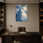 Premium Wall Art Dikey Html Edition – CP-NO-AL-V-003 displayed in a contemporary gallery-inspired room