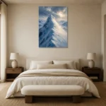 Premium Wall Art Dikey Html Edition – CP-NO-AL-V-003 showcased in an elegant minimalist interior