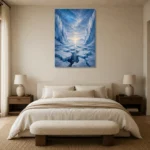 Premium Wall Art Dikey Html Edition – CP-NO-AL-V-004 showcased in an elegant minimalist interior