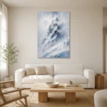 Premium Wall Art Dikey Html Edition – CP-NO-AL-V-005 styled in a refined neutral interior