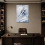 Premium Wall Art Dikey Html Edition – CP-NO-AL-V-005 displayed in a contemporary gallery-inspired room