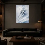 Premium Wall Art Dikey Html Edition – CP-NO-AL-V-005 shown in a warm modern interior