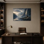 Premium Wall Art Yatay Html Edition – CP-NO-FS-H-001 displayed in a contemporary gallery-inspired room