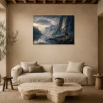 Premium Wall Art Yatay Html Edition – CP-NO-FS-H-001 presented in a sophisticated home setting