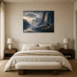 Premium Wall Art Yatay Html Edition – CP-NO-FS-H-001 showcased in an elegant minimalist interior
