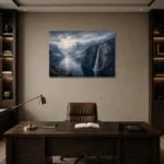 Premium Wall Art Yatay Html Edition – CP-NO-FS-H-002 displayed in a contemporary gallery-inspired room