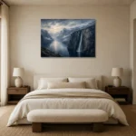 Premium Wall Art Yatay Html Edition – CP-NO-FS-H-002 showcased in an elegant minimalist interior
