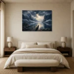 Premium Wall Art Yatay Html Edition – CP-NO-FS-H-003 showcased in an elegant minimalist interior