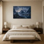 Premium Wall Art Yatay Html Edition – CP-NO-FS-H-004 showcased in an elegant minimalist interior