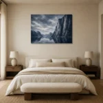 Premium Wall Art Yatay Html Edition – CP-NO-FS-H-005 showcased in an elegant minimalist interior