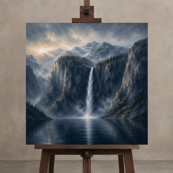 Premium Wall Art Kare Html Edition – CP-NO-FS-S-002 displayed on a studio easel