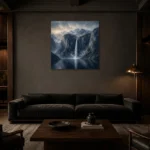 Premium Wall Art Kare Html Edition – CP-NO-FS-S-002 shown in a warm modern interior