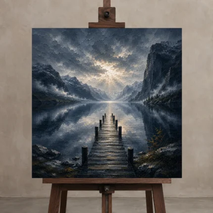 Premium Wall Art Kare Html Edition – CP-NO-FS-S-003 displayed on a studio easel