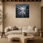 Premium Wall Art Kare Html Edition – CP-NO-FS-S-003 presented in a sophisticated home setting