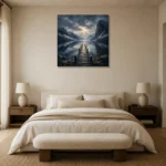 Premium Wall Art Kare Html Edition – CP-NO-FS-S-003 showcased in an elegant minimalist interior