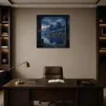 Premium Wall Art Kare Html Edition – CP-NO-FS-S-004 displayed in a contemporary gallery-inspired room