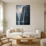 Premium Wall Art Dikey Html Edition – CP-NO-FS-V-002 styled in a refined neutral interior