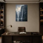 Premium Wall Art Dikey Html Edition – CP-NO-FS-V-002 displayed in a contemporary gallery-inspired room