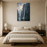 Premium Wall Art Dikey Html Edition – CP-NO-FS-V-002 showcased in an elegant minimalist interior