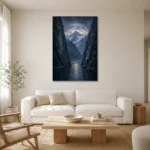Premium Wall Art Dikey Html Edition – CP-NO-FS-V-004 styled in a refined neutral interior