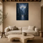 Premium Wall Art Dikey Html Edition – CP-NO-FS-V-004 presented in a sophisticated home setting