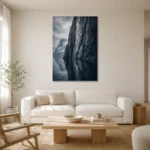 Premium Wall Art Dikey Html Edition – CP-NO-FS-V-005 styled in a refined neutral interior