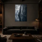 Premium Wall Art Dikey Html Edition – CP-NO-FS-V-005 shown in a warm modern interior