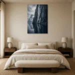 Premium Wall Art Dikey Html Edition – CP-NO-FS-V-005 showcased in an elegant minimalist interior