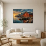 Premium Wall Art Yatay Html Edition – CP-NO-NH-H-001 styled in a refined neutral interior