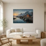 Premium Wall Art Yatay Html Edition – CP-NO-NH-H-002 styled in a refined neutral interior