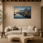 Premium Wall Art Yatay Html Edition – CP-NO-NH-H-002 presented in a sophisticated home setting