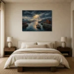 Premium Wall Art Yatay Html Edition – CP-NO-NH-H-003 showcased in an elegant minimalist interior