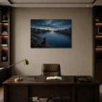 Premium Wall Art Yatay Html Edition – CP-NO-NH-H-004 displayed in a contemporary gallery-inspired room