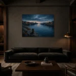 Premium Wall Art Yatay Html Edition – CP-NO-NH-H-004 shown in a warm modern interior