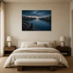 Premium Wall Art Yatay Html Edition – CP-NO-NH-H-004 showcased in an elegant minimalist interior