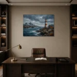 Premium Wall Art Yatay Html Edition – CP-NO-NH-H-005 displayed in a contemporary gallery-inspired room