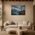 Premium Wall Art Yatay Html Edition – CP-NO-NH-H-005 presented in a sophisticated home setting