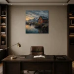 Premium Wall Art Kare Html Edition – CP-NO-NH-S-001 displayed in a contemporary gallery-inspired room
