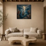 Premium Wall Art Kare Html Edition – CP-NO-NH-S-003 presented in a sophisticated home setting