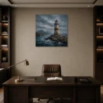 Premium Wall Art Kare Html Edition – CP-NO-NH-S-005 displayed in a contemporary gallery-inspired room