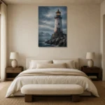 Premium Wall Art Dikey Html Edition – CP-NO-NH-V-005 showcased in an elegant minimalist interior