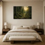 Premium Wall Art Yatay Html Edition – CP-NO-SF-H-001 showcased in an elegant minimalist interior