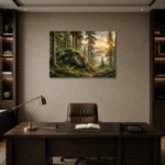 Premium Wall Art Yatay Html Edition – CP-NO-SF-H-002 displayed in a contemporary gallery-inspired room