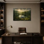 Premium Wall Art Yatay Html Edition – CP-NO-SF-H-003 displayed in a contemporary gallery-inspired room