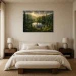 Premium Wall Art Yatay Html Edition – CP-NO-SF-H-003 showcased in an elegant minimalist interior