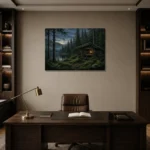 Premium Wall Art Yatay Html Edition – CP-NO-SF-H-004 displayed in a contemporary gallery-inspired room